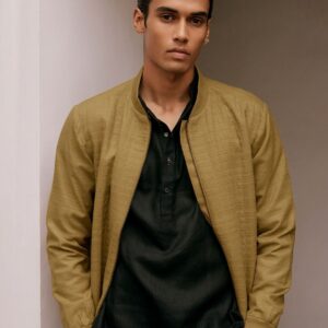 Heritage Men Quilted Lightweight Tailored Bomber Jacket