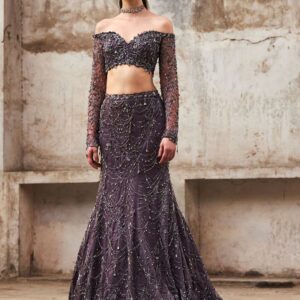 Embellished Beads and Stones Ready to Wear Lehenga & Blouse With Dupatta