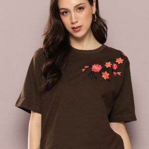 Women’s Oversized Embroidery Tshirt