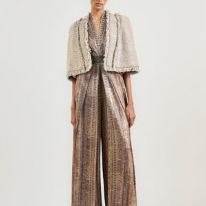 OTT Tarun Tahiliani Women Animal Printed Flared Sleeve Top