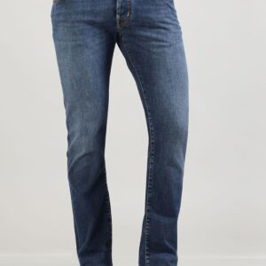 Men Slim Fit Mid-Rise Heavy Fade Jeans