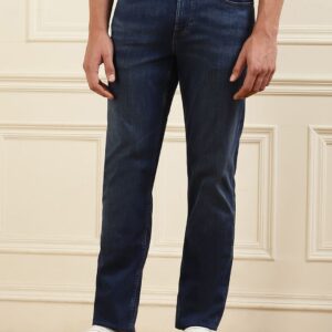 7 For All Mankind Men Slim Fit Luxe Performance Plus Light Whiskers Jeans