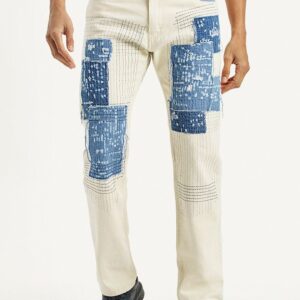 Men Relaxed Fit Mid-Rise Cotton Jeans
