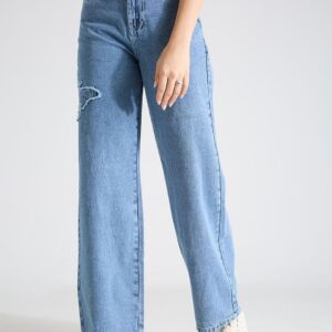 TARAMA Women Wide Leg High-Rise Jeans