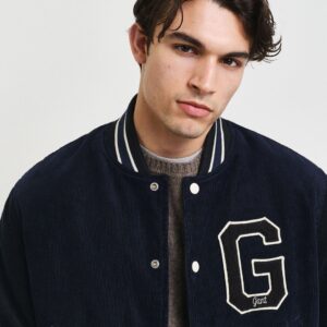 Men Stand Collar Cotton Bomber Jacket