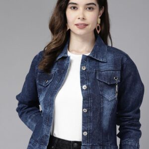 The Lifestyle Co Collared Denim Jacket