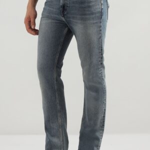 Men Slim Fit Mid-Rise Heavy Fade Jeans
