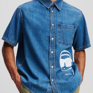 Men Graphic Printed Spread Collar Pure Cotton Casual Shirt