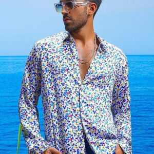 Men Opaque Printed Casual Shirt