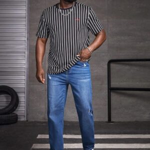 Men Regular Fit Mid-Rise Light Fade Stretchable Jeans